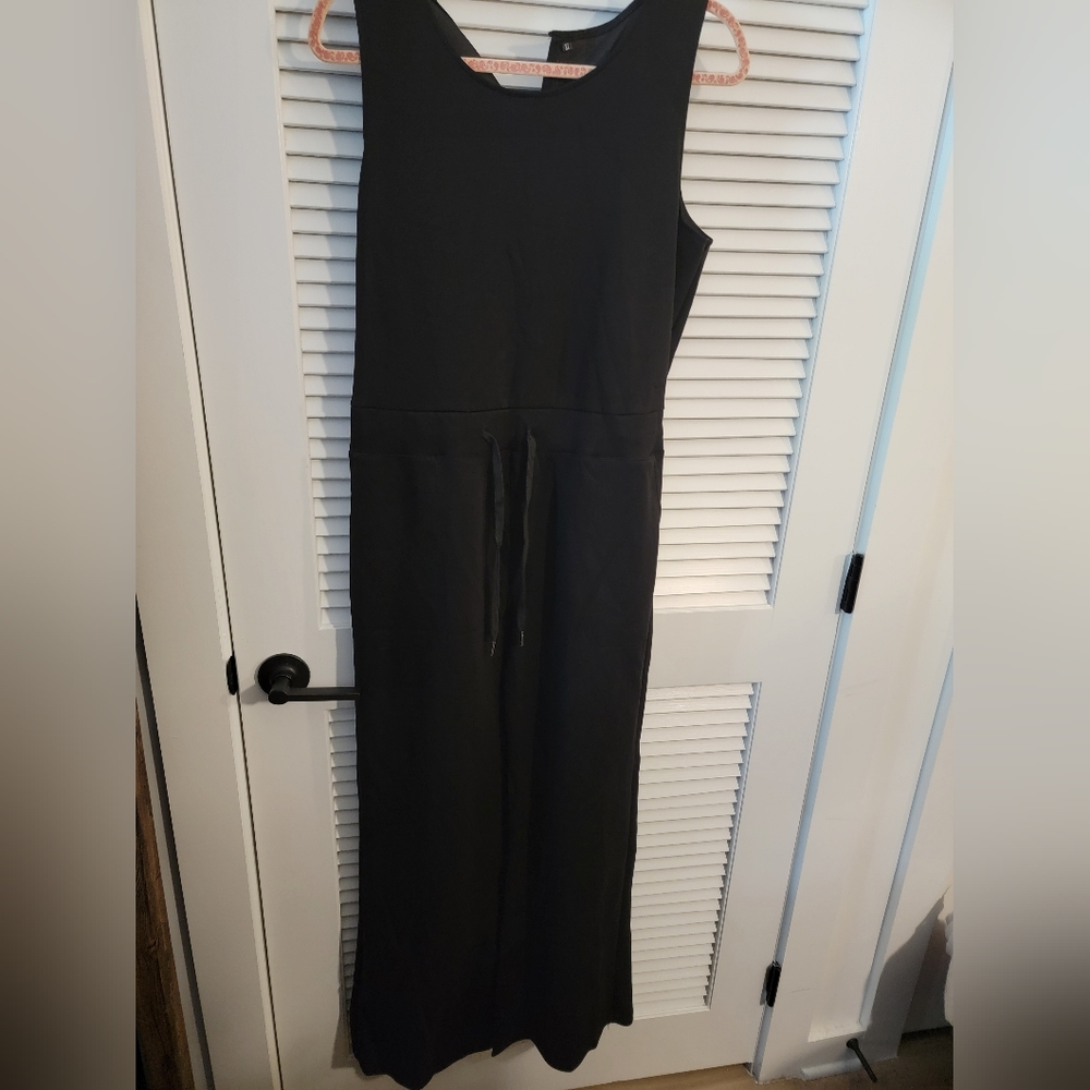 Womens Air Essentials Jumpsuit 1 piece Available In  Black Or Olive Color